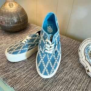 Vans | Eyelet Chambray Platform Sneakers